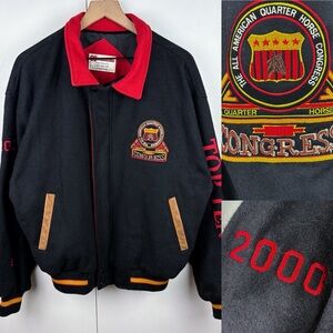 Y2K Schneiders All American Quarter Horse Conference 2000 Wool Varsity Jacket